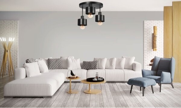 Lustră aplicată BODO 3xE27/60W/230V