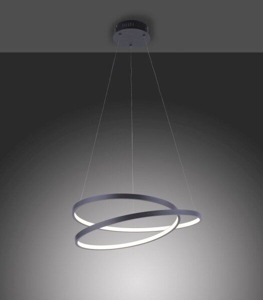 Lustră LED dimabilă pe cablu ROMAN LED/30W/230V neagră Paul Neuhaus 2472-18