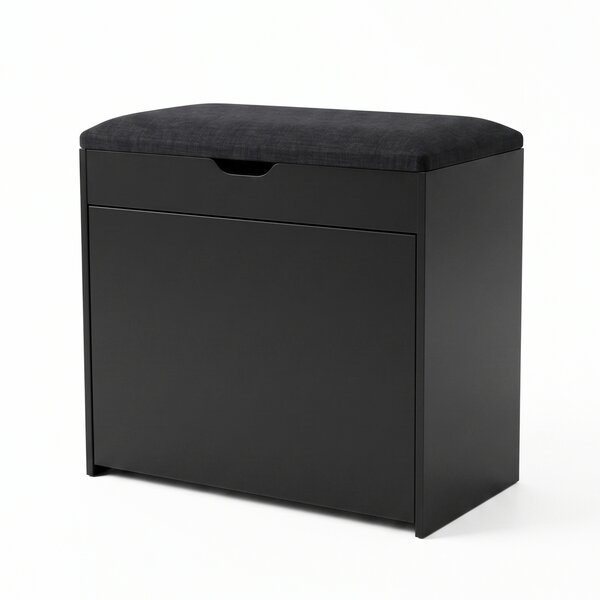 Dulap pentru pantofi cu loc de șezut și rafturi retractabile VAULT, 57 x 30 x 53 cm