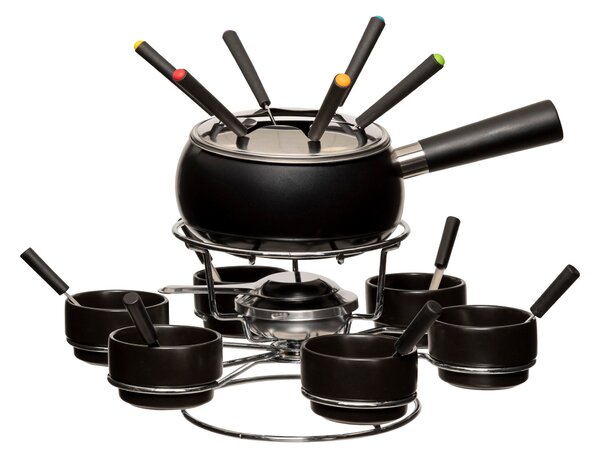 Set pentru fondue rotativ pentru 6 persoane, ceramic