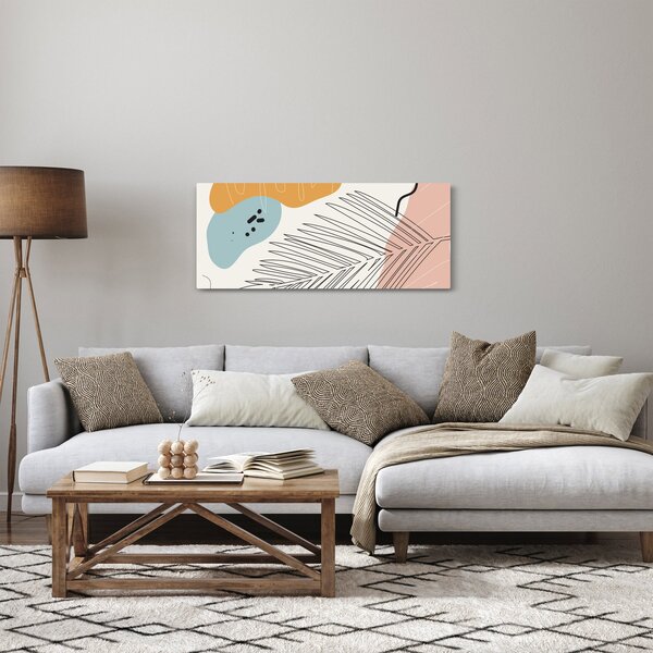Tablou - Ilustrație de frunze (120x50 cm)