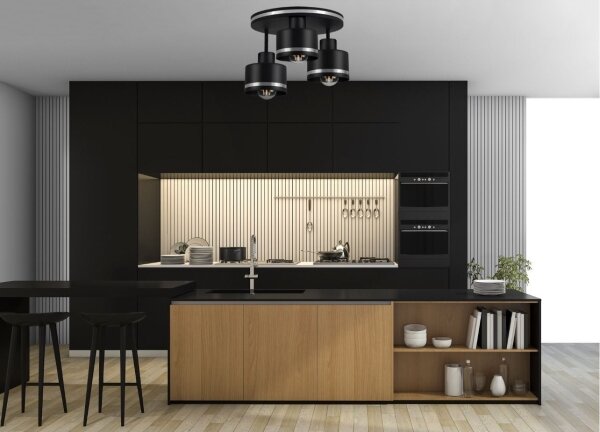 Lustră aplicată BODO SILVER 3xE27/60W/230V