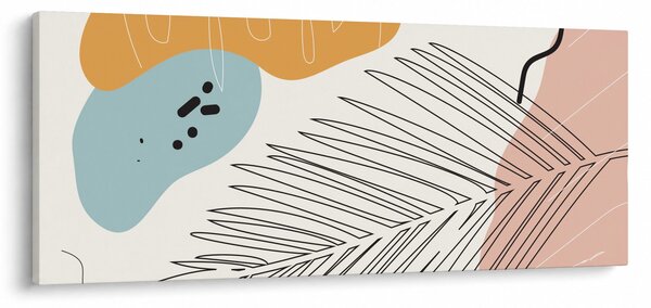 Tablou - Ilustrație de frunze (120x50 cm)