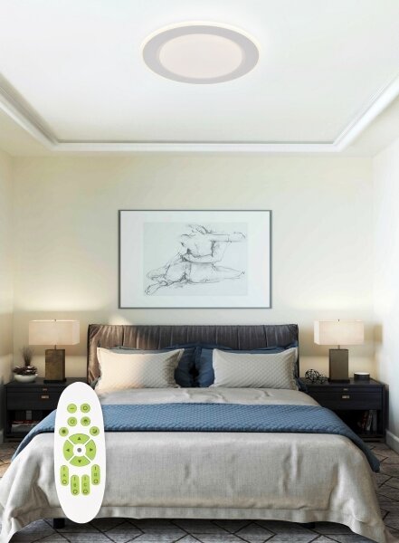 Plafonieră LED dimabilă LED/51W/230V albă Top Light + telecomandă