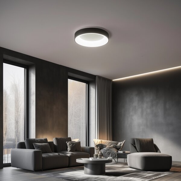 Brilagi - Plafonieră LED dimabilă FALCON, 80W, 230V, 3000-6500K, cu telecomandă