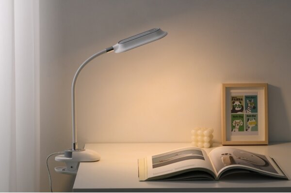 Immax 08997L - Lampă de birou LED+CCT reglabilă cu clemă CLIP 7,5W/230V albă