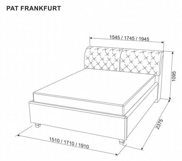 Pat Frankfurt bej 140x200 cm