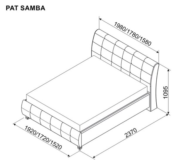 Pat Samba Maro, 140x200 cm
