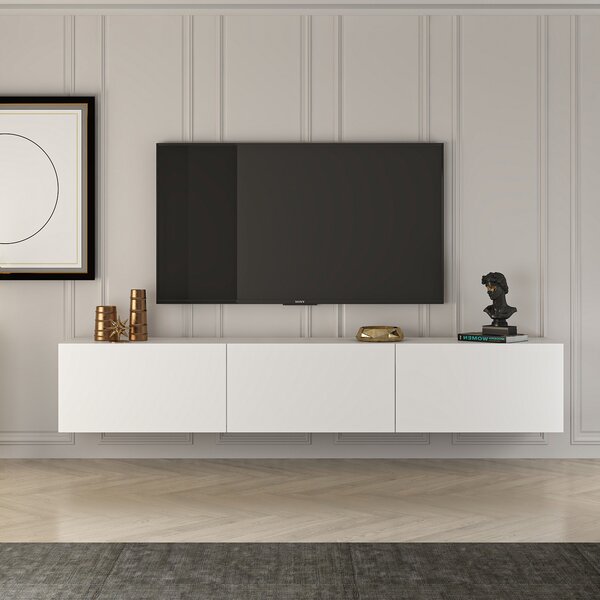 Comoda TV NEXIRA 150 cm, alb