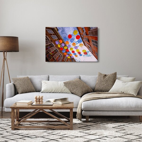 Tablou - Umbrele colorate (90x60 cm)