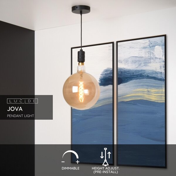 Lustră pe cablu Lucide 08426/01/30 JOVA 1xE27/60W/230V