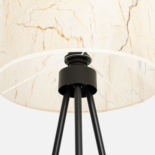 Lampă de podea NEVIA Sollux SL.1854 1xE27/15W/230V marmură/bej