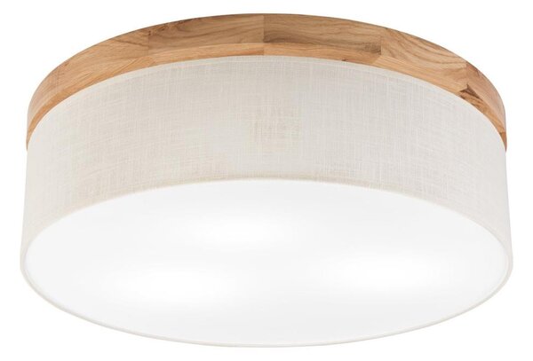 Plafonieră Brilagi BELLADONNA 3xE27/15W/230V d. 50 cm crem/stejar
