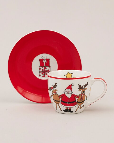 Filiżanka ze spodkiem Spirit of Christmas porcelana 250ml
