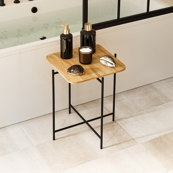 Măsuţă de cafea, Hanah Home, Culoare: Negru Natural