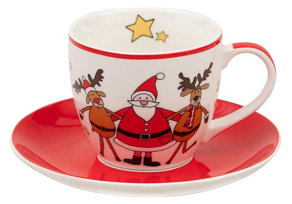 Filiżanka ze spodkiem Spirit of Christmas porcelana 250ml