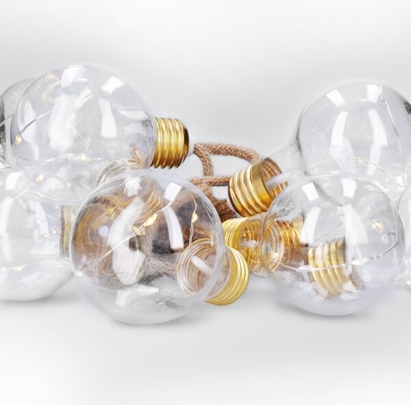 Brilagi - Ghirlandă LED decorativă 10xLED/3xAA 1,8m alb cald