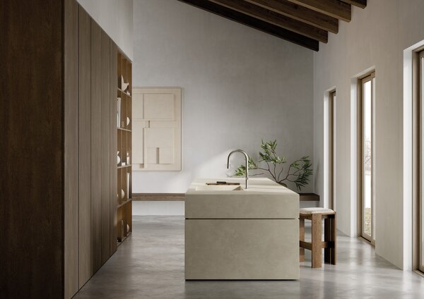 Kludi Aurea baterie bucătărie pe picior nichel 55852N575