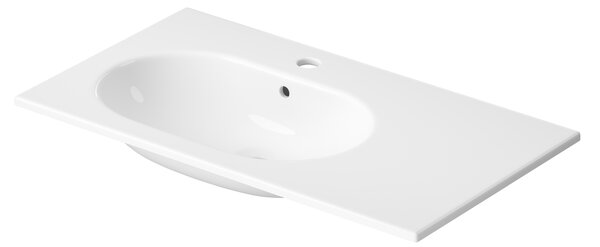 Cersanit Zen lavoar 80x45.5 cm dreptunghiular încastrat alb luciu K117-003