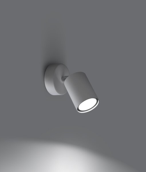 Spot de perete LEMMI 1xGU10/40W/230V alb Sollux SL.1123