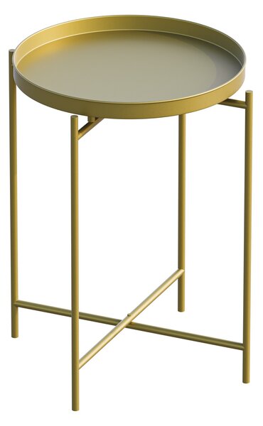 Măsuţă de cafea, Hanah Home, Culoare: Aur