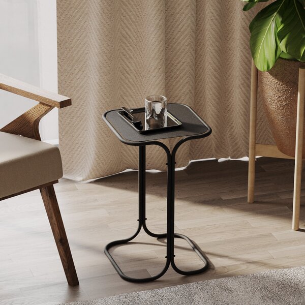 Măsuţă de cafea, Hanah Home, Culoare: Negru