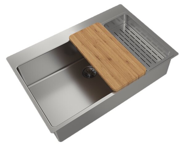 Teka Forline chiuvetă cu accesorii 75x51 cm oţel 115000083