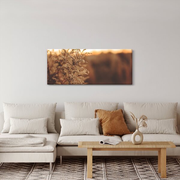 Tablou - Iarba înflorită (120x50 cm)
