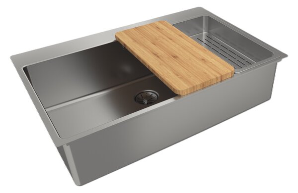 Teka Forline chiuvetă cu accesorii 75x51 cm oţel 115000083