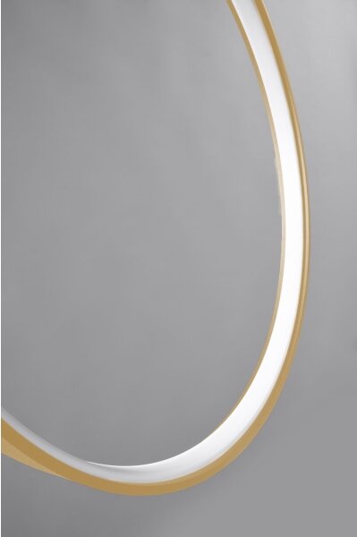 Lustră LED pe cablu RIO LED/50W/230V CRI90 3000K d. 78 cm auriu Thoro TH.175