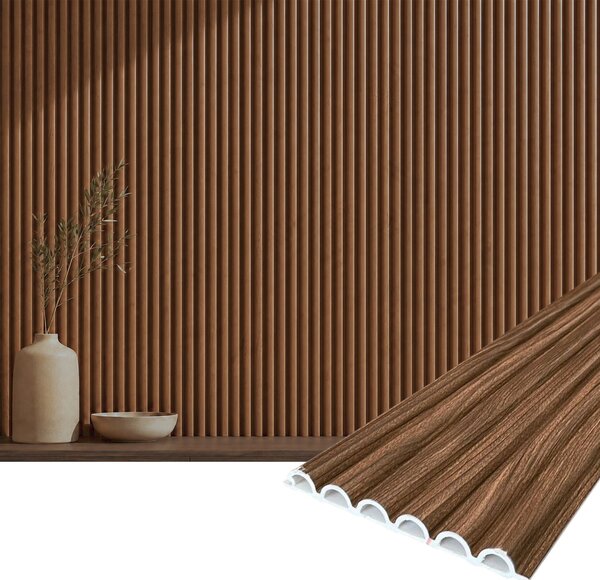 Panou decorativ PVC oval Viano – 270x16x1.5 cm