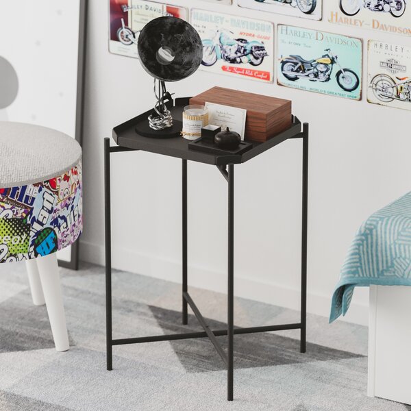 Măsuţă de cafea, Hanah Home, Culoare: Negru