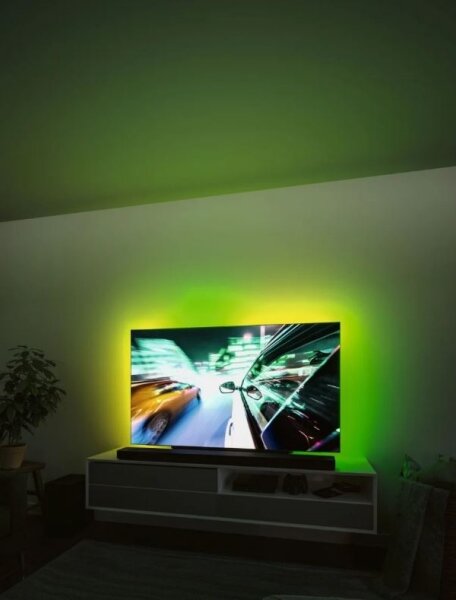 Bandă dimabilă pentru televizor LED/3,5W RGB 2m ZOLL 5V Paulmann 78880 + telecomandă