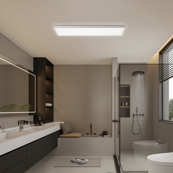 Brilagi-LED Corp de iluminat LED reglabil pentru baie FRAME SMART LED/50W/230V IP44 alb + telecomandă