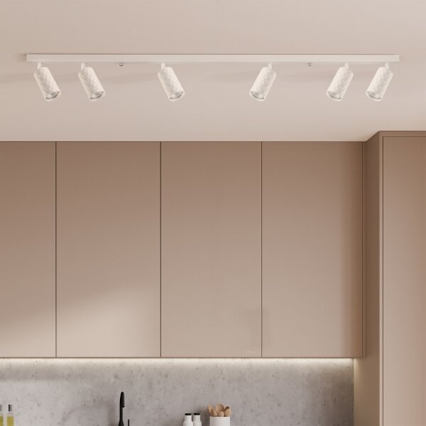 Brilagi SELE DIAMANT Plafonieră LED RGBW reglabilă 6xGU10/6,5W/230V Wi-Fi albă