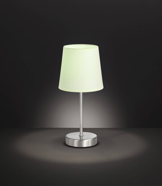Lampă de masă CESENA 1xE14/42W/230V verde Wofi 832401178000
