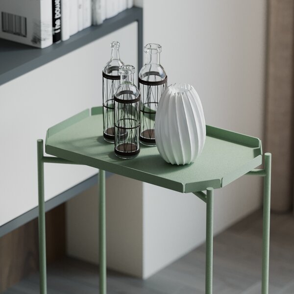 Măsuţă de cafea, Hanah Home, Culoare: Verde