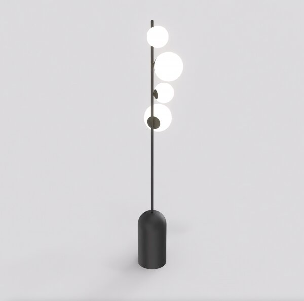 Lampă de podea ETNO, 4x G9, 8W, 230V, neagră