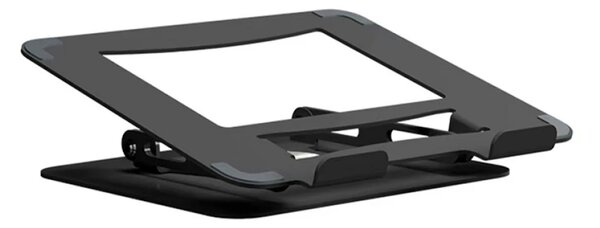 Suport Laptop Reglabil din Oțel Carbon, Rotativ 360°, Pliabil, Stabil și Ergonomic, Alb