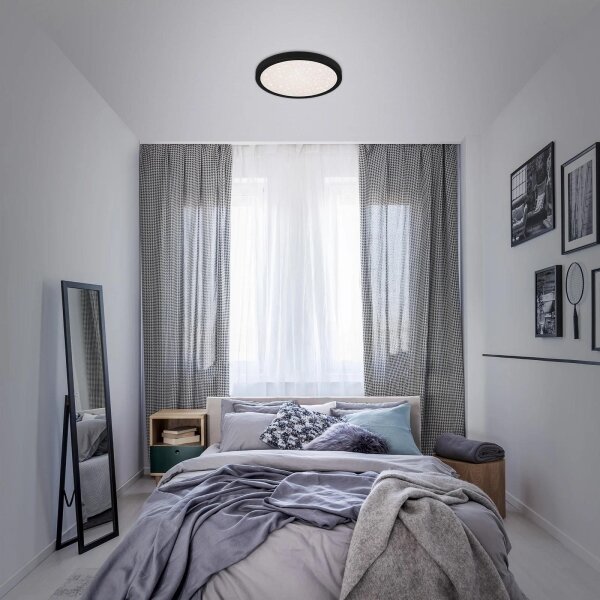 Plafonieră LED RUNA LED/24W/230V negru Briloner 3071-015