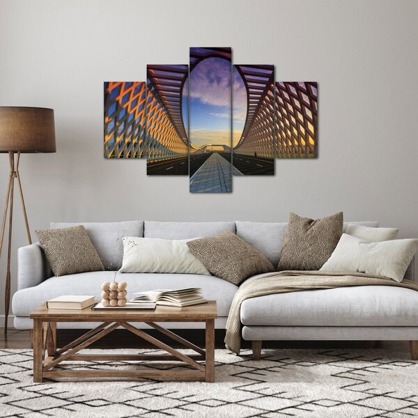 Tablou - Pod cu arhitectură modernă (150x105 cm)