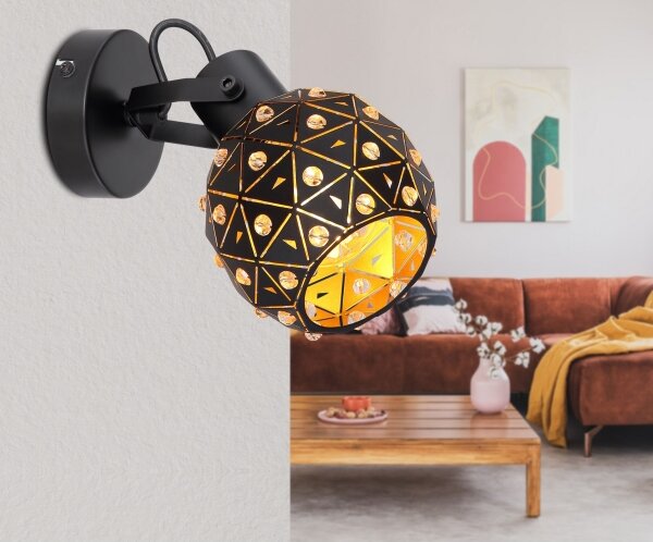Spot de perete JODIE 1xE27/40W/230V Globo 54029-1