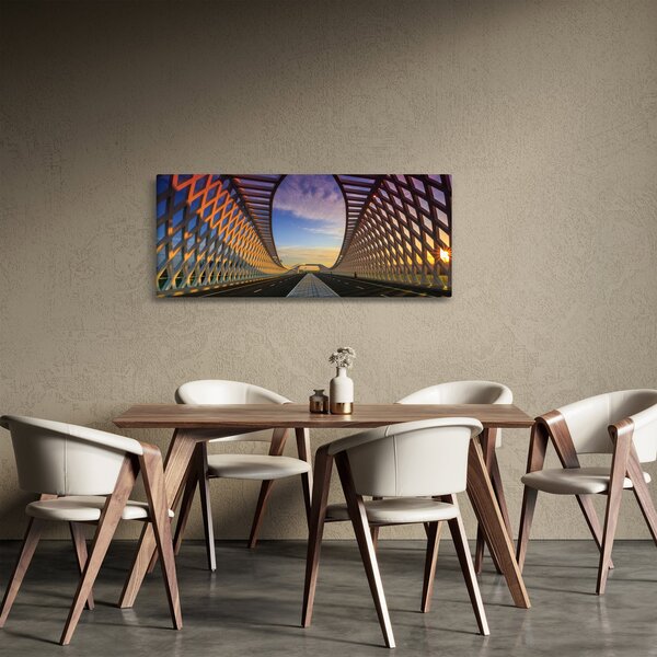 Tablou - Pod cu arhitectură modernă (120x50 cm)