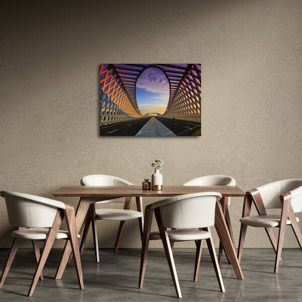 Tablou - Pod cu arhitectură modernă (70x50 cm)
