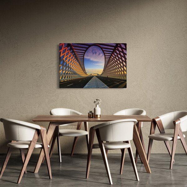 Tablou - Pod cu arhitectură modernă (90x60 cm)