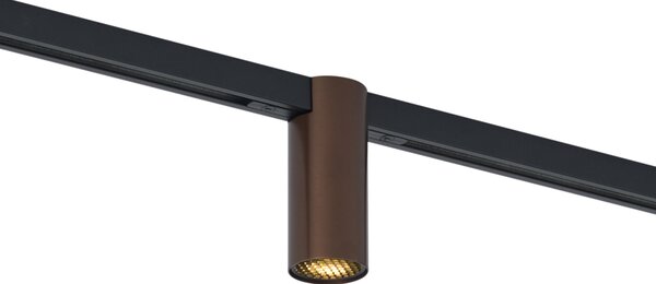 Spot modern bronz închis pentru sistem de șină monofazat GU10 35mm - Slimline Nubee Honey
