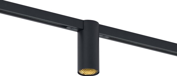 Spot modern negru pentru sistem de șină monofazat GU10 35mm - Slimline Nubee Honey