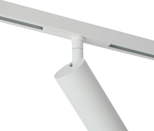 Spot modern alb pentru sistem de șină monofazat GU10 35mm - Slimline Uzzy