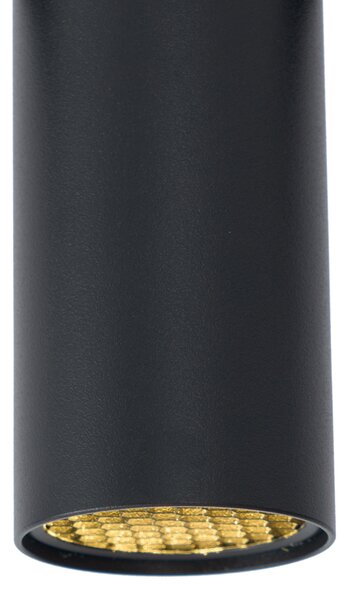 Spot modern negru pentru sistem de șină monofazat GU10 35mm - Slimline Nubee Honey