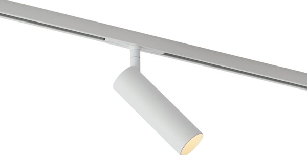 Spot modern alb pentru sistem de șină monofazat GU10 35mm - Slimline Uzzy